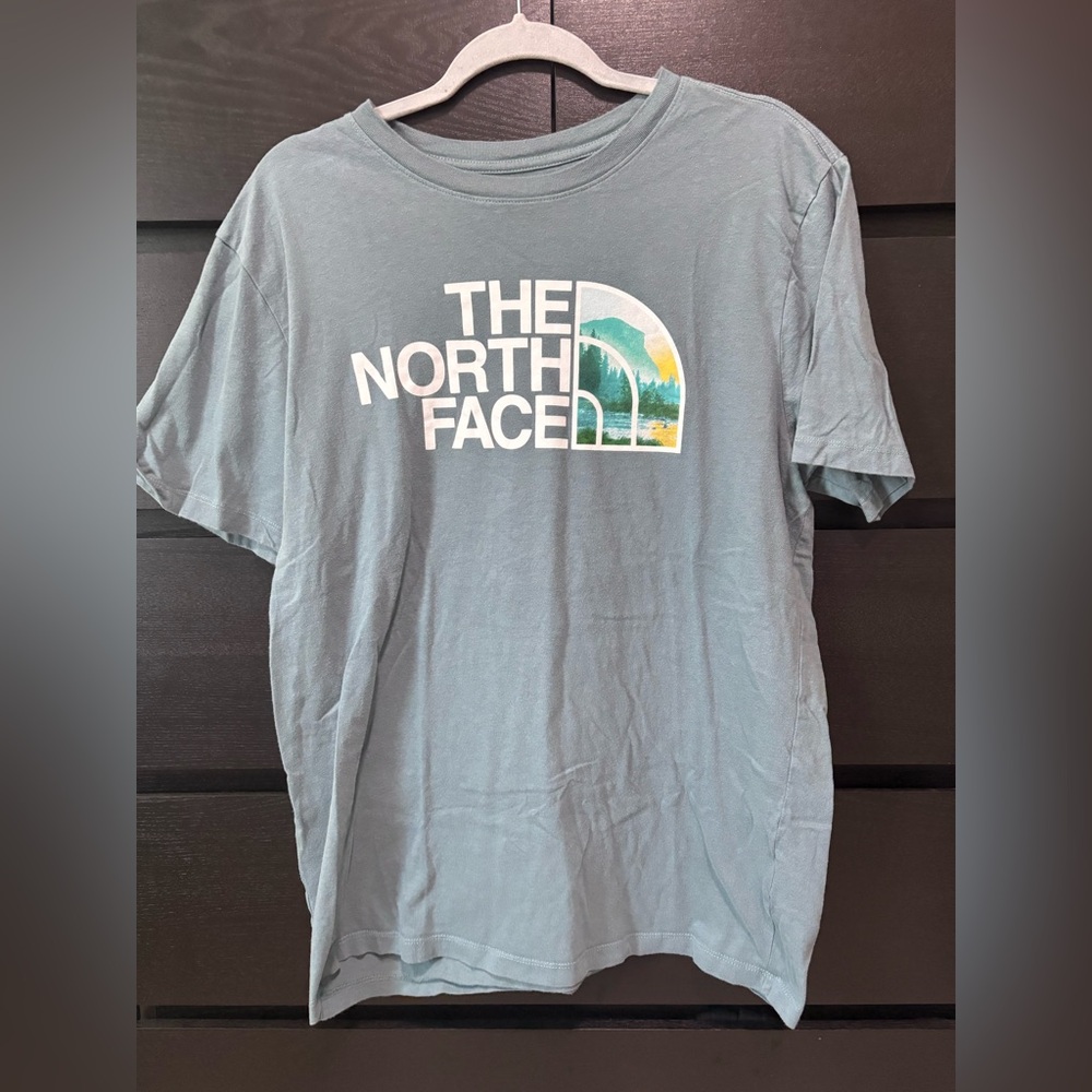 The North Face Blue Crewneck Tee